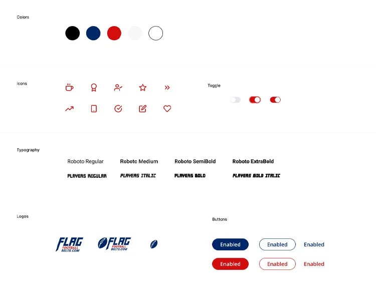 Branding for Flag Football Belts in Las Vegas